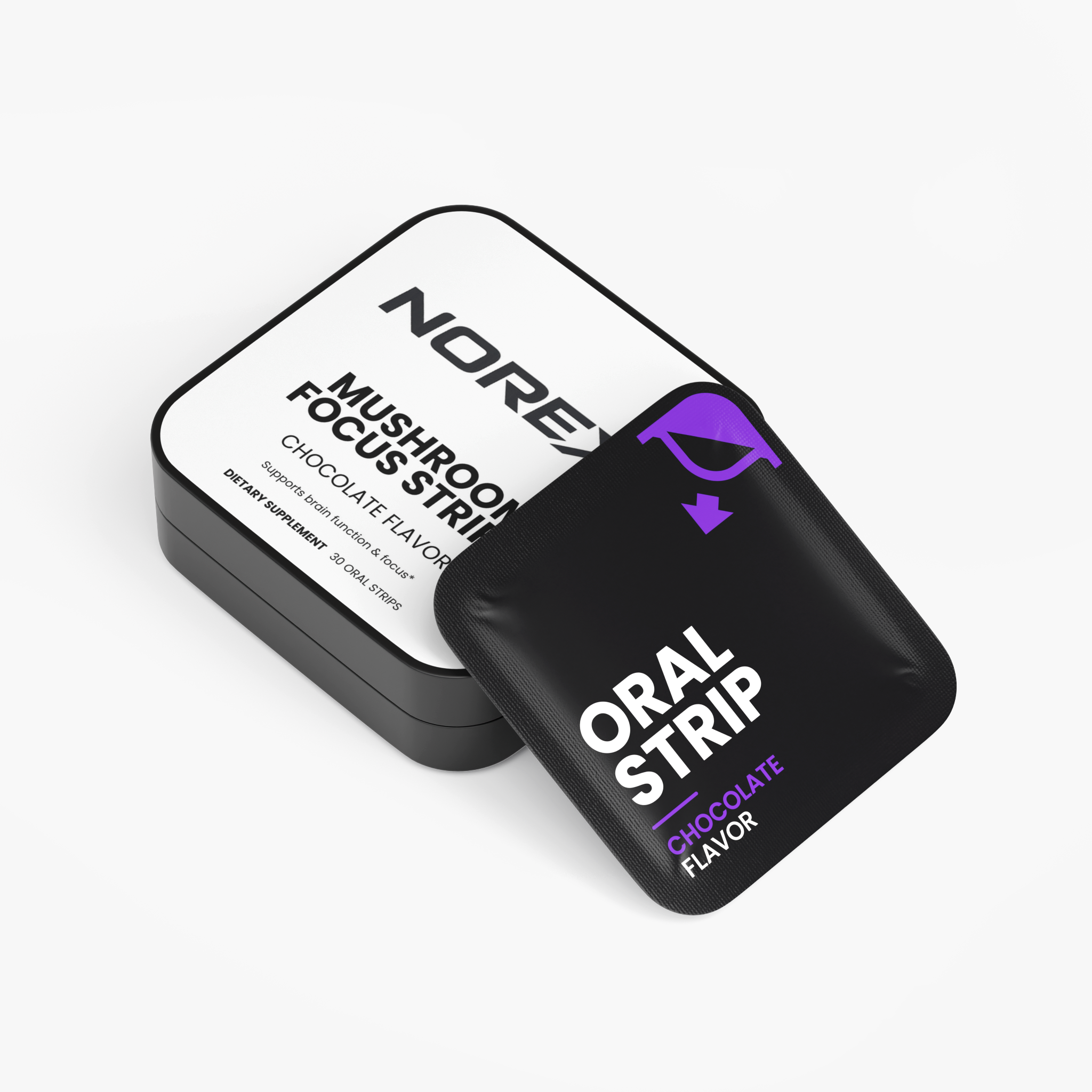 Norex Mushroom Focus 30 Oral Sugar Free Strips