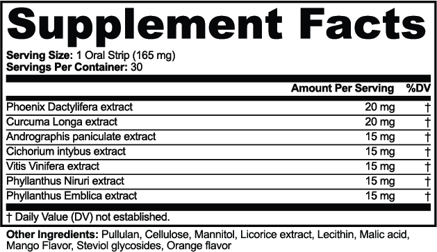 Norex Hangover 30 Oral Sugar Free Strips
